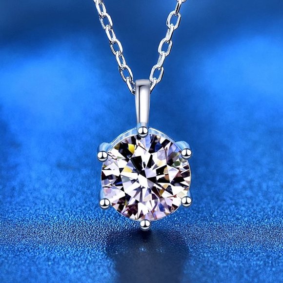 1ct. t.w. Diamond Round Necklace - Picture 3 of 14